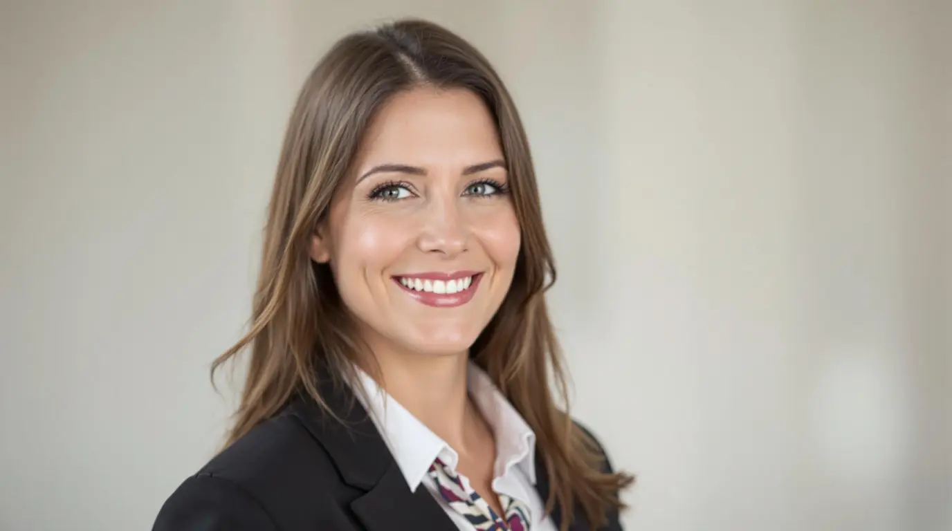 Professional headshot for resumes and job applications with studio lighting